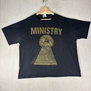 Vintage Ministry Psalm 69 1991 Brockum Band Tee XL